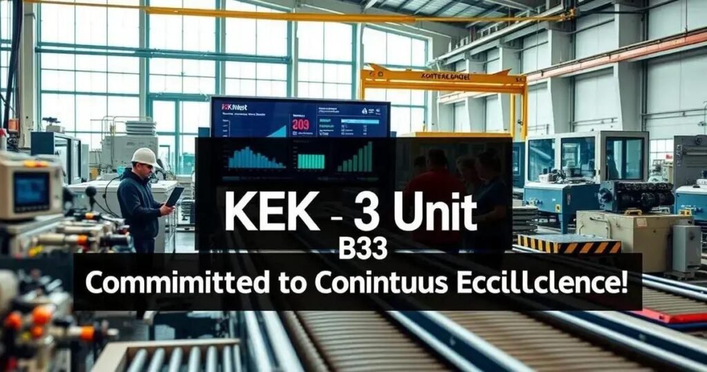 KEK Retoma Unidade B3 e Garante Produção Contínua